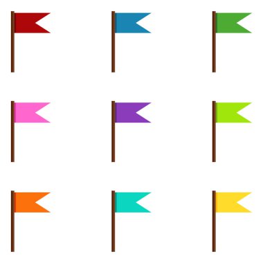 Bayraklar simgeler kümesi