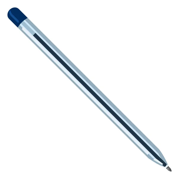 Blue Ball-point Pen — Stock Vector