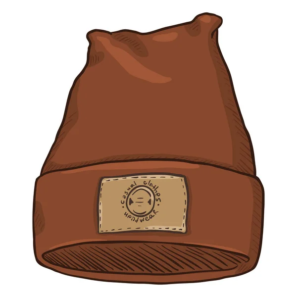 Текстильная шапочка — стоковый вектор