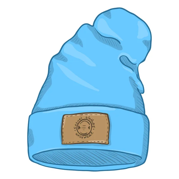 Casuales de punto gorra de invierno — Vector de stock