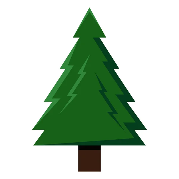 Pine Tree Icon — Stock Vector