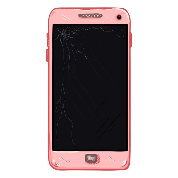 Repad rosa Smartphone — Stock vektor