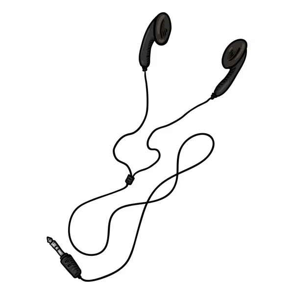 கார்ட்டூன் பாணி Earbuds — ஸ்டாக் வெக்டார்