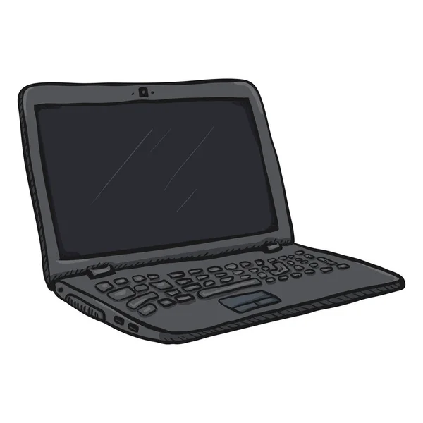 Cartoon Laptop Pc — Stockvector