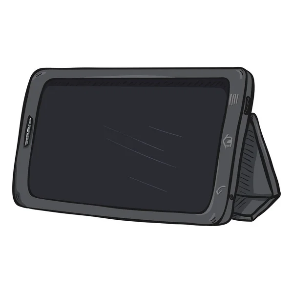 Grauer Tablet-PC — Stockvektor