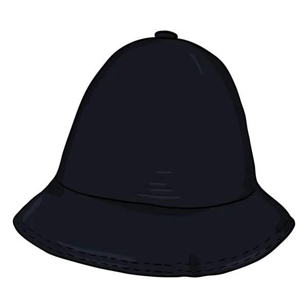 Černá Hip Hop Cartoon Bucket Hat — Stockový vektor