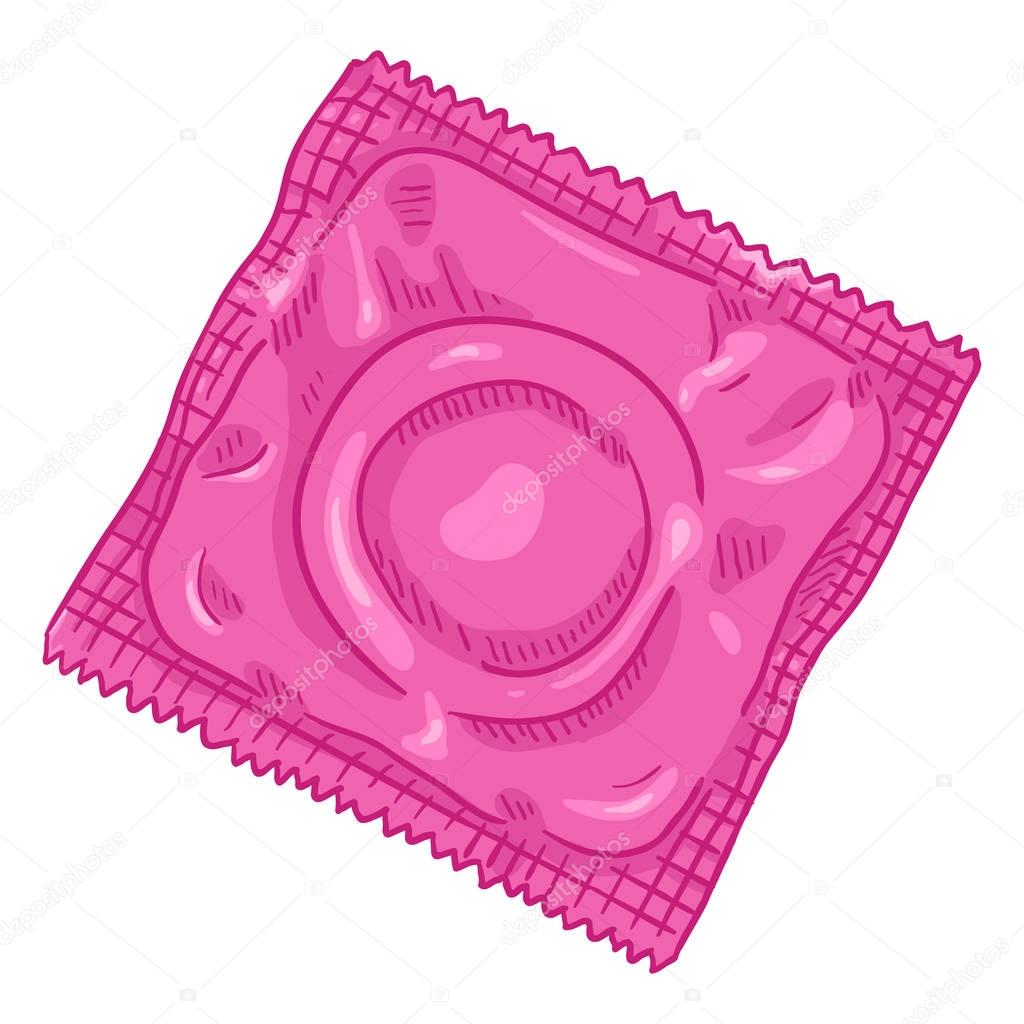 Single Cartoon Condom 