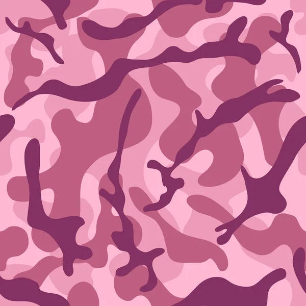 Camoflage Seamless Pattern. Vector Military Background — Stock Vector