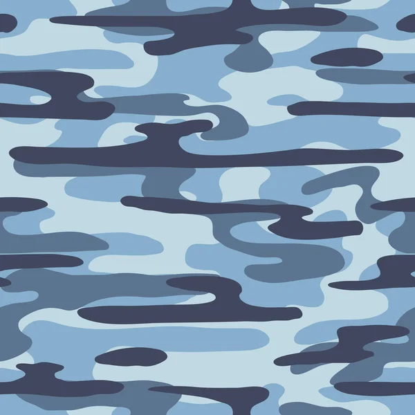 Camouflage Seamless Pattern. Vector Military Background — Stock Vector