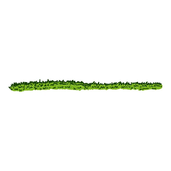Erba verde del fumetto vettoriale — Vettoriale Stock