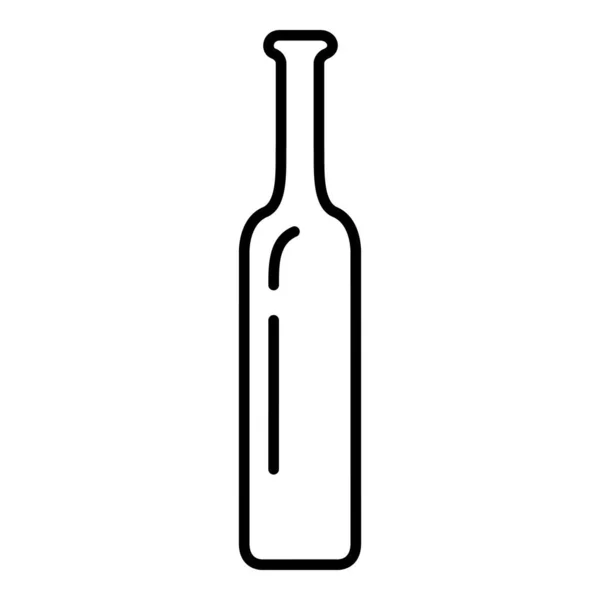 Vector Outline Glasflaschen-Icon — Stockvektor