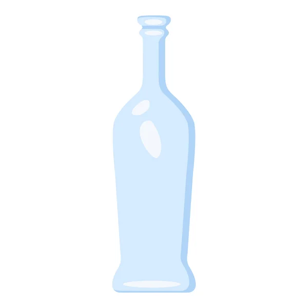 Vector Blue Glass Bottle Icon — Stockvektor