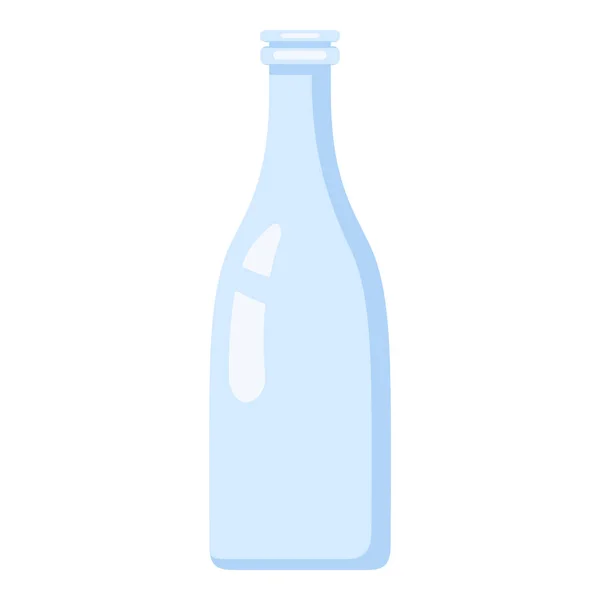 Vector Blue Glass Bottle Icon — Stock Vector