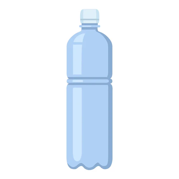 Vector Flat Plastic Bottle Icon — Stock Vector