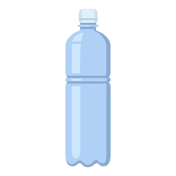 Vector Flat Plastic Bottle Icon