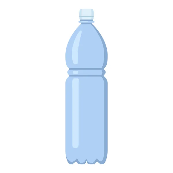 Ícone de garrafa de plástico plano vetorial — Vetor de Stock