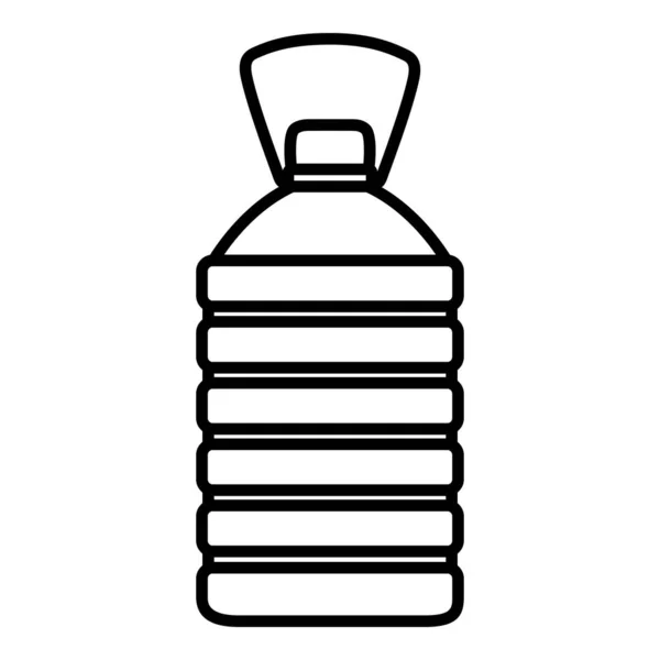 Vector Outline Plastic Bottle Icon — ストックベクタ