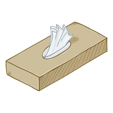 Dokuları olan Vektör Karton Kutusu