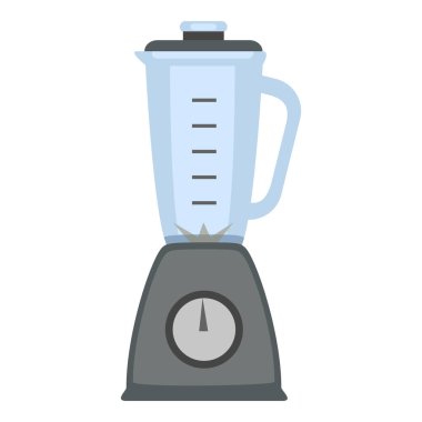 Blender 'ın Vektör Düz Çizimi. Yan Görünüm Mutfak Ekipmanı