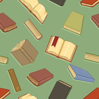 Yeşil Arkaplan Üzerine Çizgi Romanların Kusursuz Düzeni