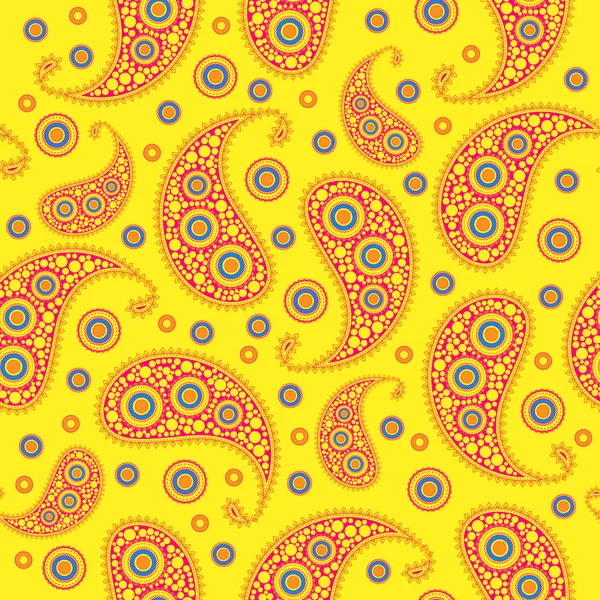 Vector Fleur Paisley Élément Motif Sans Couture — Image vectorielle