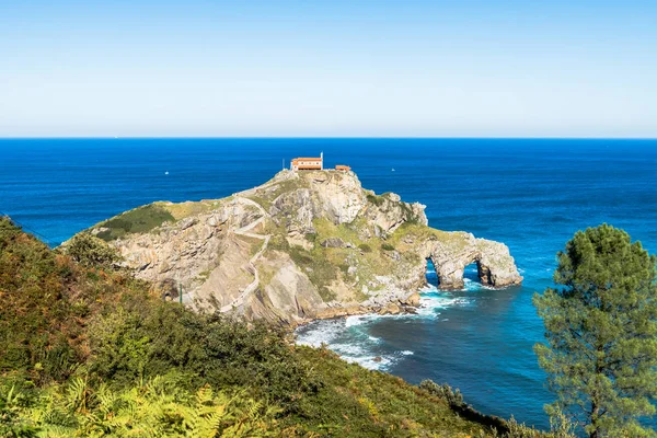 San juan de gaztelugatxe Adası, bizkaia, Bask Ülkesi, İspanya