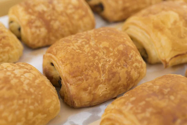 Puff Pasteles Con Mermelada Cerca —  Fotos de Stock