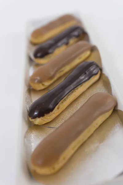 Close View Eclairs — стоковое фото