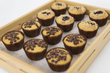 Lezzetli kek, ev yapımı fırın, seçici odaklanma.