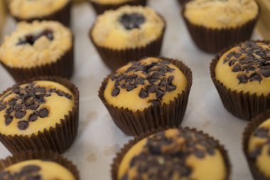 Lezzetli kek, ev yapımı fırın, seçici odaklanma.