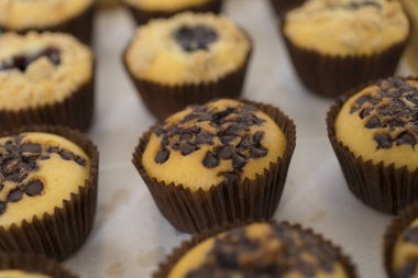 Lezzetli kek, ev yapımı fırın, seçici odaklanma.