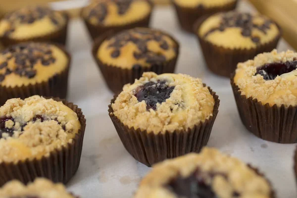 Köstliche Cupcake Hausgemachte Backwaren Selektive Fokus — Stockfoto