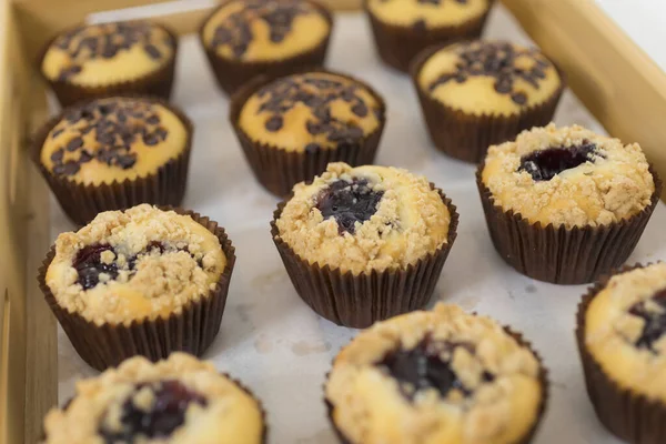 Köstliche Cupcake Hausgemachte Backwaren Selektive Fokus — Stockfoto