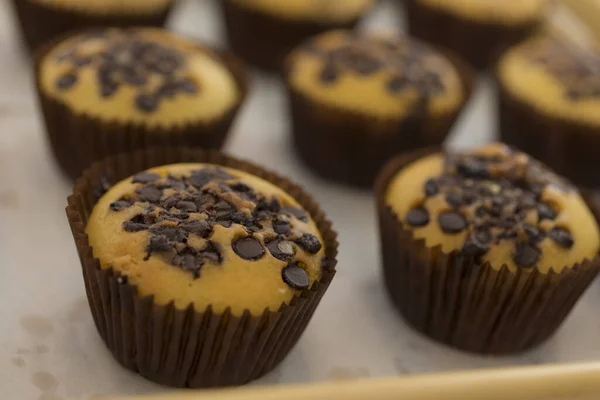 Köstliche Cupcake Hausgemachte Backwaren Selektive Fokus — Stockfoto