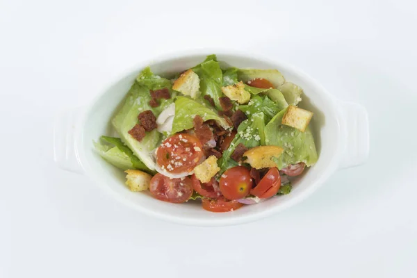 桌上蔬菜沙拉 健康的食物风格 图库图片