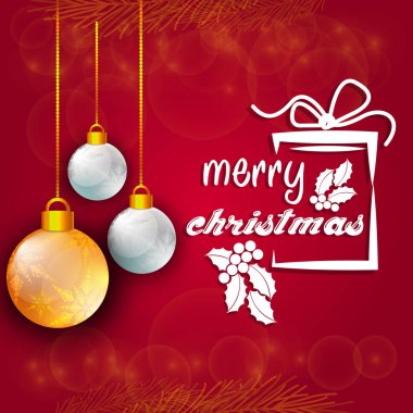 Renkli arka planda Noel ve Yeni Yıl Tatil Posteri. Mutlu noel kartları. Yeni yıl kartı. Renkli Vektör İllüstrasyonu.