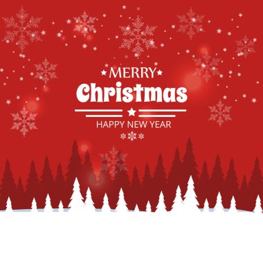 Renkli Arkaplanda Noel Tatili Posteri. Mutlu noel kartları. Renkli Vektör İllüstrasyonu.