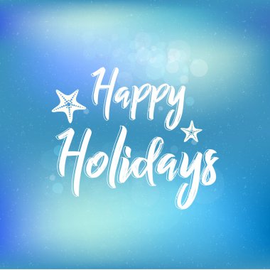 Renkli Arkaplanda Kış Tatili Posteri. Mutlu Noeller ve yeni yıl kartı. Renkli Vektör İllüstrasyonu.