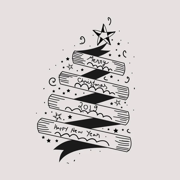 Karácsonyi Ünnepi Poszter Színes Háttér Boldog Karácsonyt Színes Vektor Illusztráció — Stock Vector