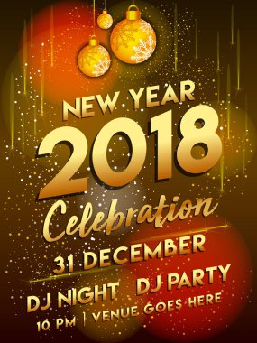 Şık Mutlu Yıllar Posteri.