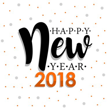 Şık bir yeni yıl posteri. Mutlu yıllar..