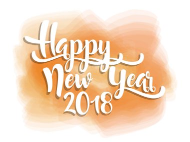 Şık bir yeni yıl posteri. Mutlu yıllar..