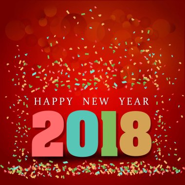 Şık bir yeni yıl posteri. Mutlu yıllar..