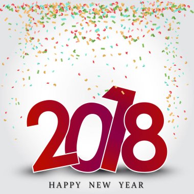 Şık bir yeni yıl posteri. Mutlu yıllar..