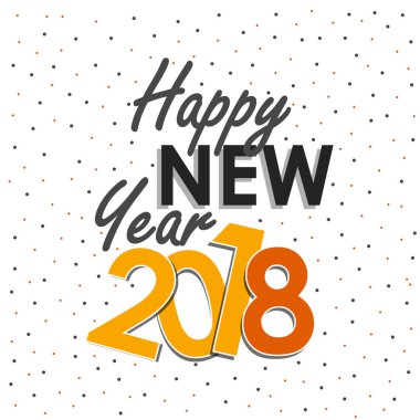 Şık bir yeni yıl posteri. Mutlu yıllar..