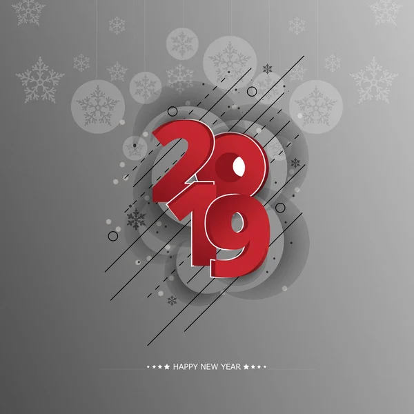 Cartão Festivo Boas Férias Inverno Feliz Natal Feliz Ano Novo — Vetor de Stock