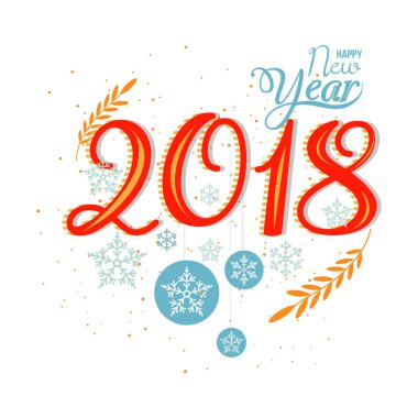 Mutlu Noeller ve mutlu yıllar tebrik kartı.