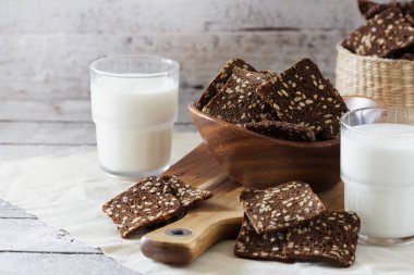 Dilimlenmiş çavdar ekmeği.