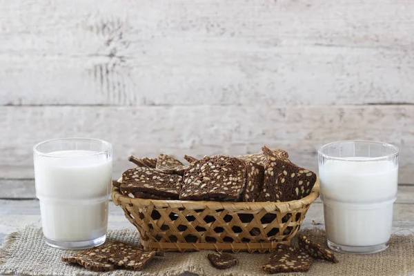 Getrocknetes Roggenbrot — Stockfoto