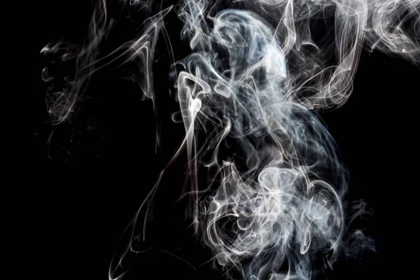 Füst Fekete Háttér — Stock Fotó